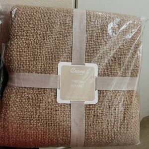 Crane Home Tan Throw Blanket